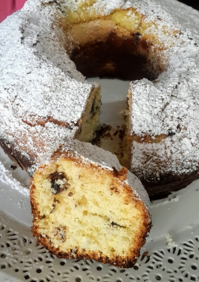 Una foto de Budín con chips de chocolate sin manteca🍫