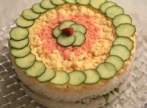 Foto resep Japanese Sushi Cake - Kue Sushi Sangat Indah! 🍣