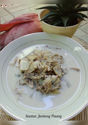 Foto resep Santan Jantung Pisang (Bumbu Cemplung)