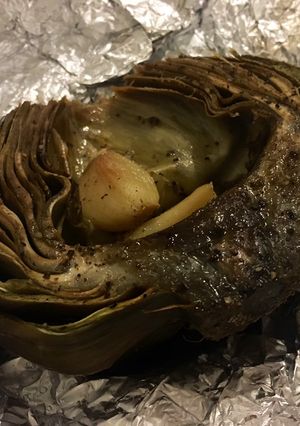 Foto resep Oven-baked Artichoke