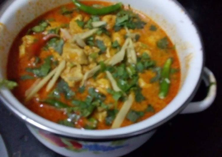 Recipe of Tasty Chicken boneless handi