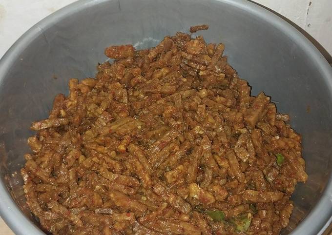 Resep Orek Tempe Kering Pedas Manis Oleh Eni Nuraeni Cookpad