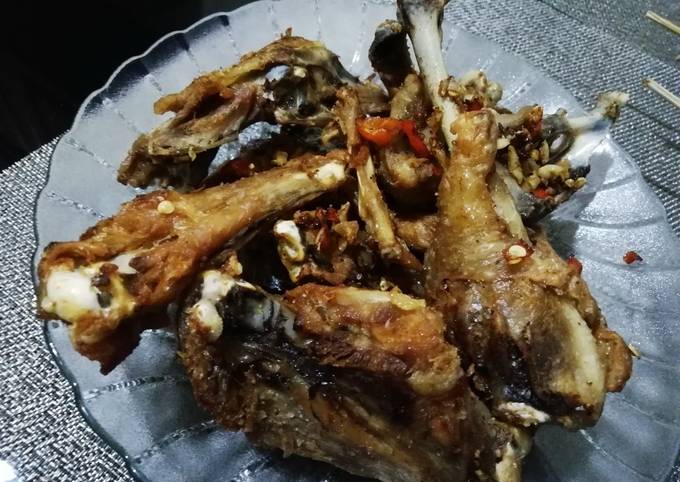 Ayam goreng cabe garam