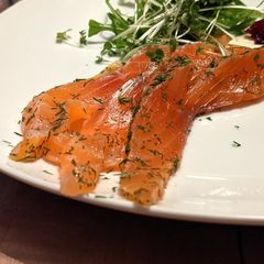 A picture of Citrus-cured salmon gravadlax.