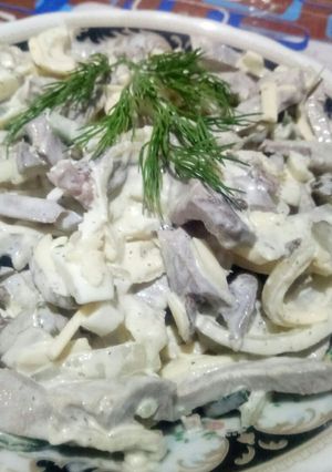 Фото Вкусненький салатик из сердца 🌺.