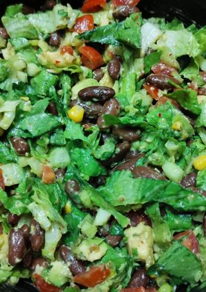 A picture of Mexican Salad.