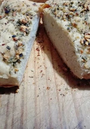 Una foto de Pan de ajo y orégano