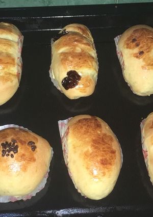 Foto resep Roti pisang coklat ala junabakery