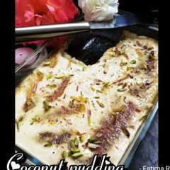 A picture of Coconut pudding.