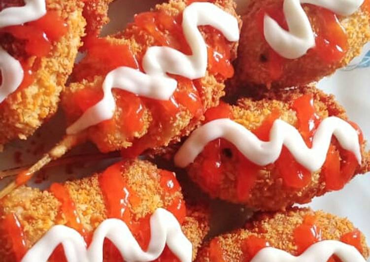 Resep Corndog Jadi, tidak cukup satu