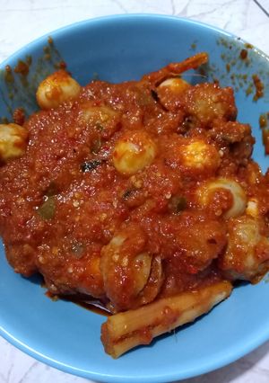 Foto resep Pentol Puyuh Balado