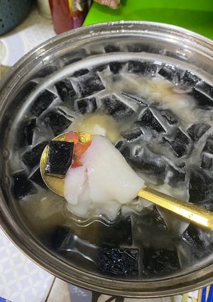 Foto resep Es Kelapa Cincau Kurma Rendah Gula