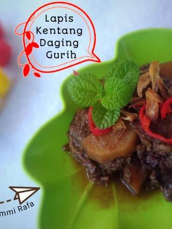 Langkah Mudah untuk Menyiapkan Resep 🎊Lapis Kentang Daging Sapi nan Gurih🎊 Anti Ribet, Lezat Sekali