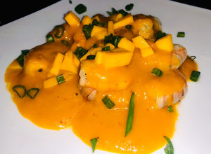 Una foto de Camarones en Salsa de Mango y Habanero a la Sonorense