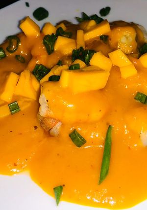 Una foto de Camarones en Salsa de Mango y Habanero a la Sonorense