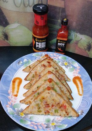 A picture of Peri Peri Open Sandwich.