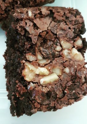 Una foto de Brownies súper húmedos #Tododulce