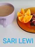 Desayuno caliente día 6>Café con leche>Tostada de margarina y mermelada de arándanos>Naranja de zumo