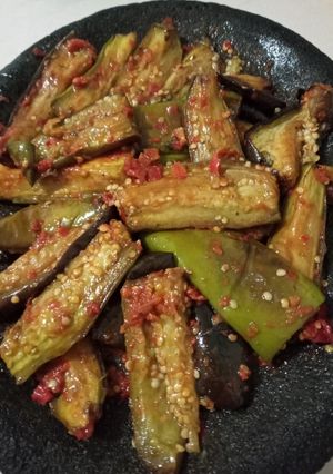 Foto resep Terong penyet sambal mentahan