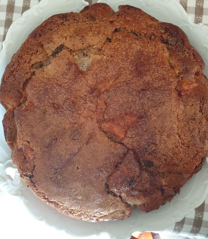 Foto di TORTA MELE, PERE, CIOCCOLATO E NOCI