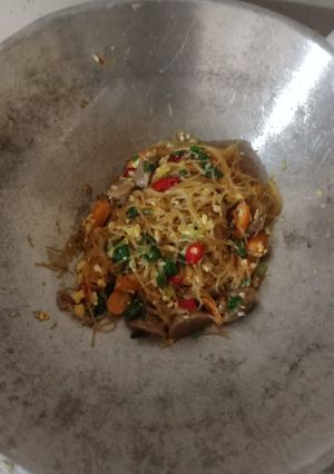 Foto resep Bihun goreng baksosis #SiapRamadhan
