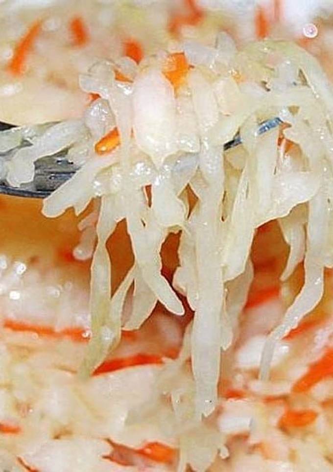 Квашеная капуста с яблоками