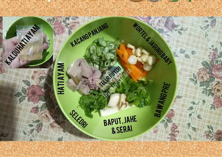 Mpasi 4⭐ 7m+ Bulan Soup Hati Ayam & Jahe