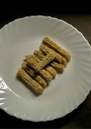 A picture of Matcha Churros.