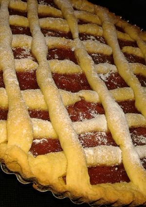 Una foto de Pastafrola de membrillo