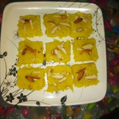 A picture of Poha Burfi.