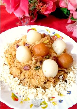 A picture of Mutanjan meetha Rice.