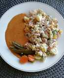 Ensalada de Coliflor con atún