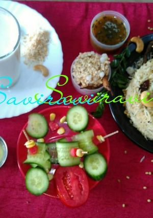 A picture of Ulandogare/ Urad dal rice.