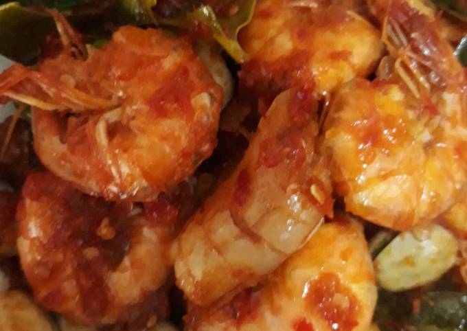 Balado petai udang daun jeruk