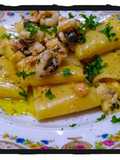 Seafood Carbonara Paccheri