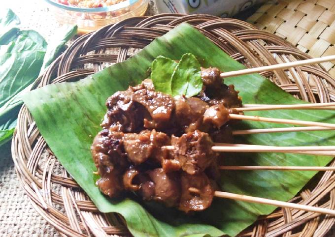 Sate hati ampela kecap🍡