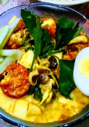 Foto resep Mie kari seafood malaysia