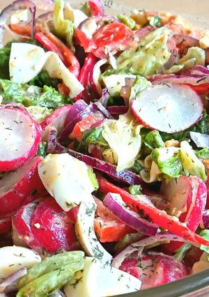 Kedvenc salátám🥬 🌶️ recept fotója