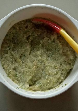 Foto resep MPASI 4* Bubur kentang telur ayam kampung (6 bulan)
