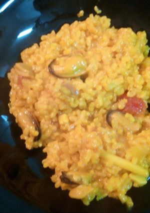 Foto principal de Arroz integral conMerluza y mejillones.Ideal para dietas