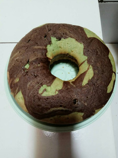 Foto resep Bolu marmer pandan cokelat ala Mama Rose