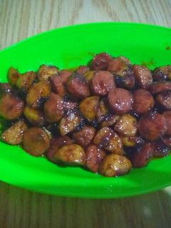 Foto resep Sosis bakso kecap pedas