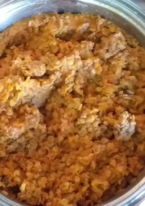A picture of Lentil and Beef Ragù.