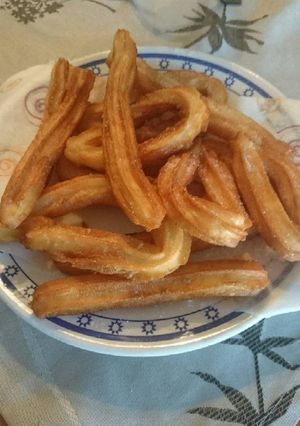 Una foto de Churros caseros