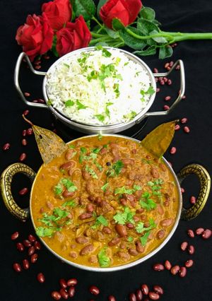 A picture of Punjabi Style Rajma Masala.