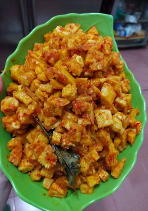 Foto resep Kentang & Jagung Muda Sambal