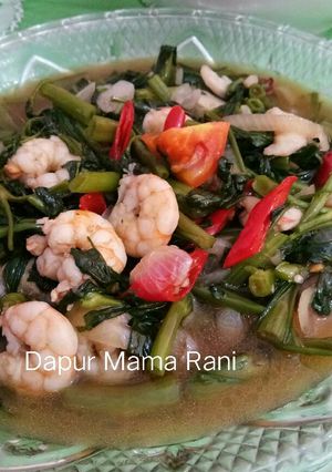 Foto resep Tumis kangkung udang