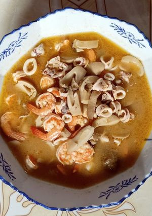 Foto resep Tom yum seafood