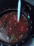 Salsa de jitomte de Doña Chole para tacos y carnitas.  México
