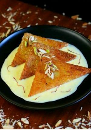 A picture of Double Ka meetha.